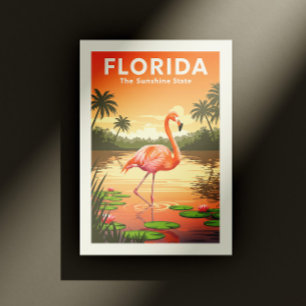 Vintag Florida Postkarte