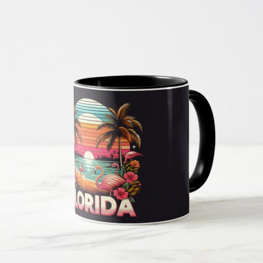 Vintag Florida Tasse (VorderseiteRechts)