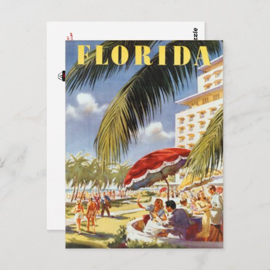 Vintag Florida, USA - Postkarte (Vorne/Hinten)