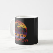Vintag Florida USA Summer Beach Kaffeetasse (Vorderseite Links)