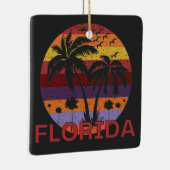 Vintag Florida USA Summer Beach Keramikornament (Rechts)