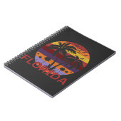 Vintag Florida USA Summer Beach Notizblock (Linke Seite)
