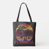 Vintag Florida USA Summer Beach Tasche (Rückseite)