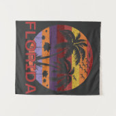 Vintag Florida USA Summer Beach Wandteppich (Vorderseite (Horizontal))