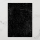 Vintag Folieneinladung (Rückseite)