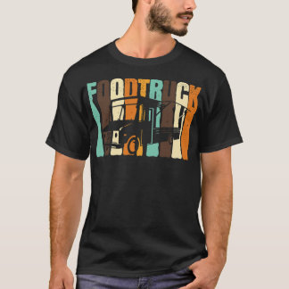 Vintag Food Truck Feinschmecker Foodruck Streetfoo T-Shirt