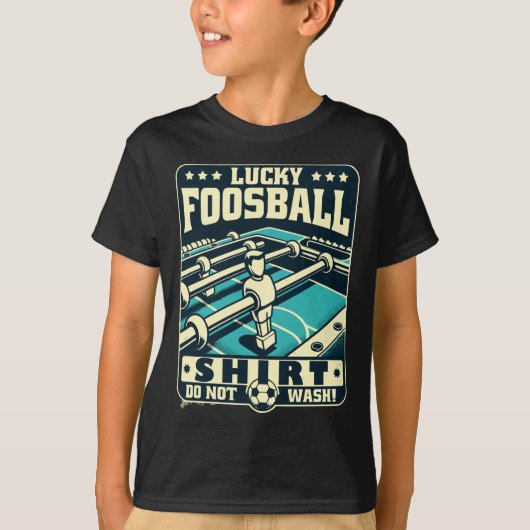 Vintag Foosball Lucky Foosball Shirt (Vorderseite)