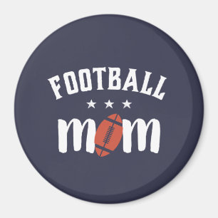 Vintag Football Mama Proud Mother of Sports Player Magnet