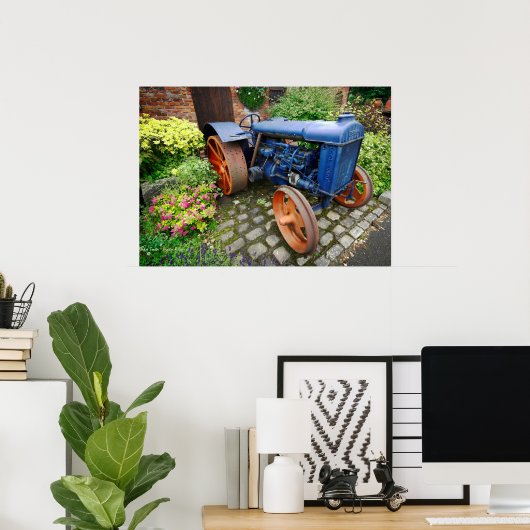 Vintag Fordson Tractor Poster (Heimbüro)