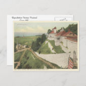 Vintag Fort Mackinac, Mackinac Island Michigan Postkarte (Vorne/Hinten)