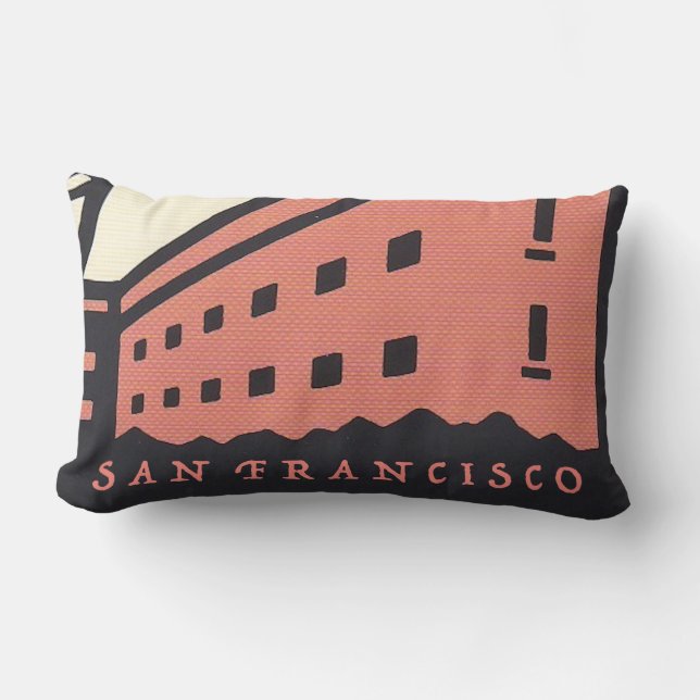 Vintag Fort Point Travel Lumbar Pillow Lendenkissen (Vorderseite)