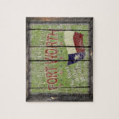 Vintag Fort Worth Puzzle (Vertikal)