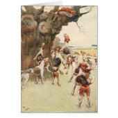 Vintag - Fox und Jagdhunde, (Vorne)