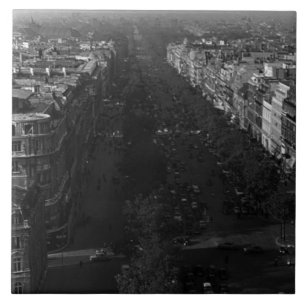 Vintag France Paris champs elysees avenue Fliese