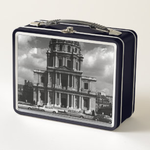 Vintag France Paris Church Saint Louis Invalides Metall Brotdose