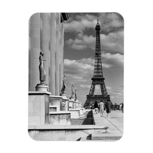 Vintag France Paris Eiffel Turm Chaillot Palast Magnet