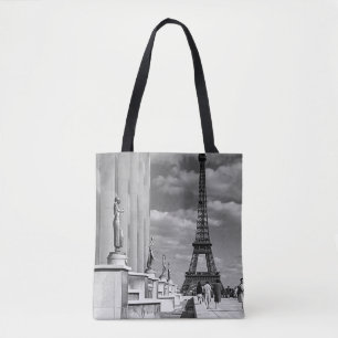 Vintag France Paris Eiffel Turm Chaillot Palast Tasche