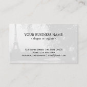 Vintag France Paris Eiffel Turm Sonnenuntergang Visitenkarte (Rückseite)