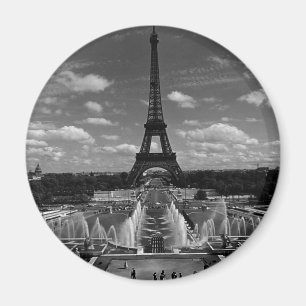 Vintag France Paris Fontains Tower Eiffel Magnet