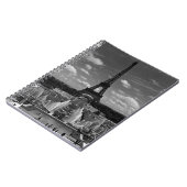 Vintag France Paris Fontains Tower Eiffel Notizblock (Linke Seite)