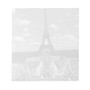 Vintag France Paris Fontains Tower Eiffel Notizblock