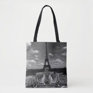 Vintag France Paris Fontains Tower Eiffel Tasche