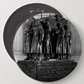 Vintag France Paris Invalides Marshal Foch Grab Button (Vorne & Hinten)