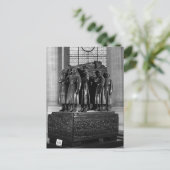 Vintag France Paris Invalides Marshal Foch Grab Postkarte (Stehend Vorderseite)