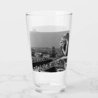 Vintag France Paris Notre Dame Denker der Kathedra Glas