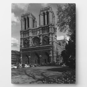 Vintag France Paris Notre Dame Kathedrale 1970 Fotoplatte
