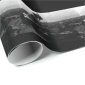 Vintag France Paris Notre Dame Kathedrale Teufel Geschenkpapier (Rolleneckpunkt)