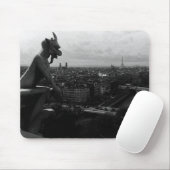 Vintag France Paris Notre Dame Kathedrale Teufel Mousepad (Mit Mouse)