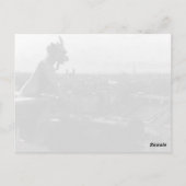 Vintag France Paris Notre Dame Kathedrale Teufel Postkarte (Rückseite)