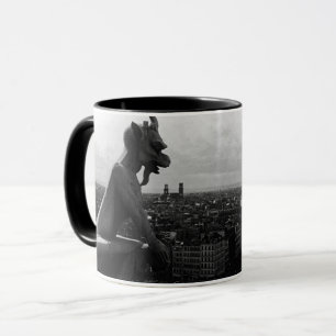 Vintag France Paris Notre Dame Kathedrale Teufel Tasse