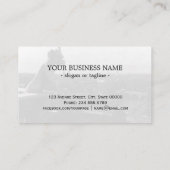 Vintag France Paris Notre Dame Kathedrale Teufel Visitenkarte (Rückseite)