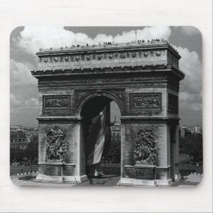 Vintag France Paris Triumphbogen Place Etoile Mousepad