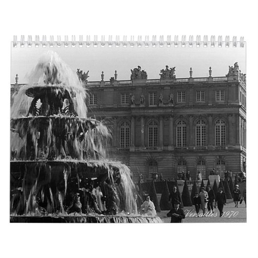 Vintag France paris Versailles palace 1970 Kalender (Titelbild)