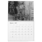 Vintag France paris Versailles palace 1970 Kalender (Feb 2027)