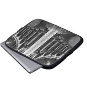 Vintag France Versailles palace Colonnade Grove L Laptopschutzhülle (Vorne Knopf)