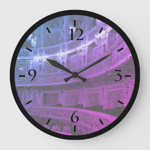 Vintag France Versailles Palace Oper Grosses Große Wanduhr