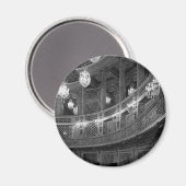 Vintag France Versailles palace oper house Mouse Magnet (Vorderseite/Rückseite)