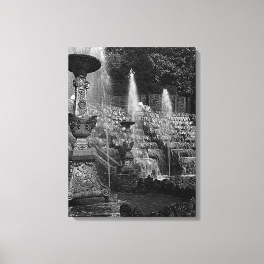 Vintag France Versailles palace Salle de Bal Leinwanddruck (Vorderseite)