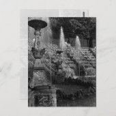 Vintag France Versailles palace Salle de Bal Postkarte (Vorne/Hinten)