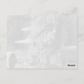 Vintag France Versailles palace Salle de Bal Postkarte (Rückseite)