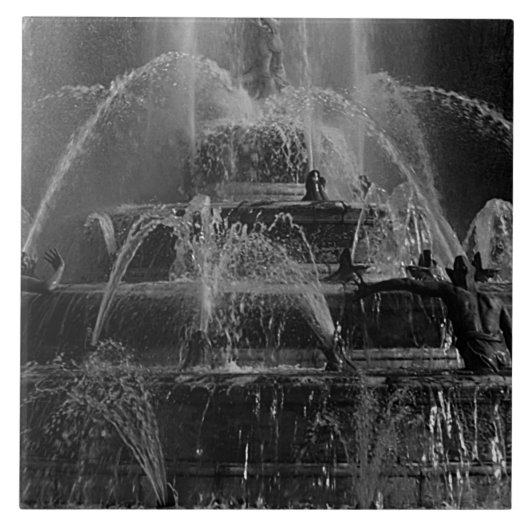 Vintag France Versailles palast Latona Fountain Fliese (Vorderseite)