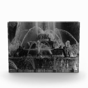Vintag France Versailles palast Latona Fountain Fotoblock