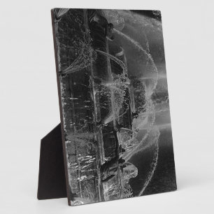 Vintag France Versailles palast Latona Fountain Fotoplatte