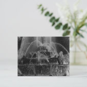 Vintag France Versailles palast Latona Fountain Postkarte (Stehend Vorderseite)