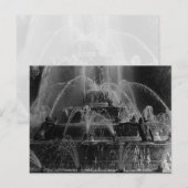 Vintag France Versailles palast Latona Fountain Postkarte (Vorne/Hinten)