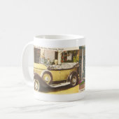 Vintag Franklin D. Roosevelt Cars GEORGIA Kaffeetasse (Vorderseite Links)